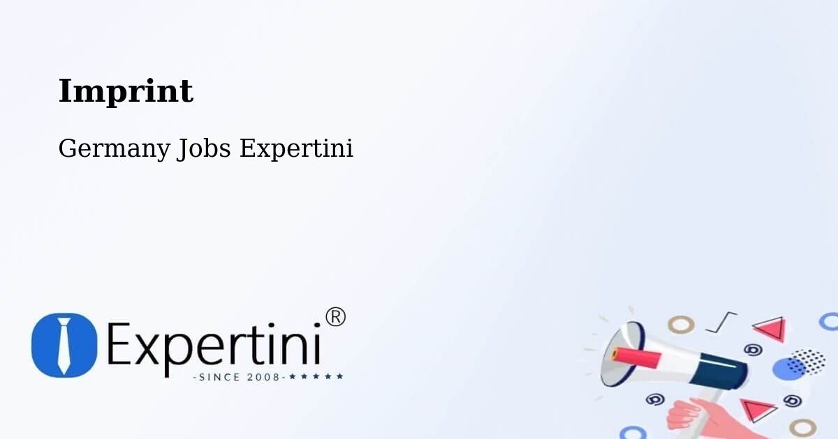 Imprint – Altlussheim - Germany Jobs Expertini
