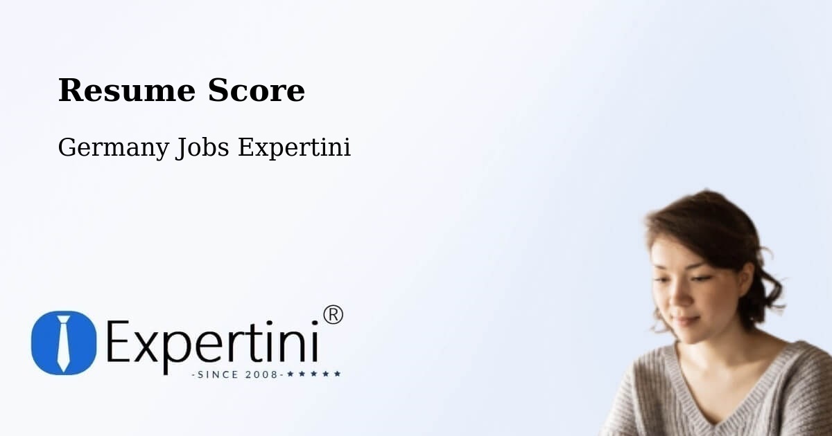 Resume Score & Job Description Match Tool – Altlussheim - Germany Jobs Expertini